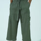 OVERSIZED 6-POCKETS CROPPED PANTS