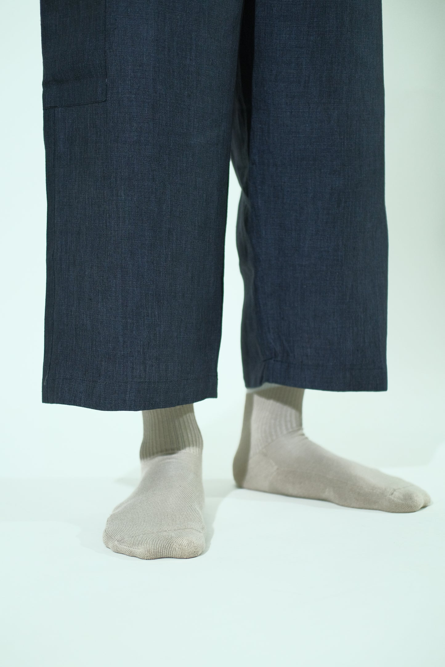 OVERSIZED 6-POCKETS CROPPED PANTS
