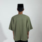 TELUK BELANGA CROPPED SLEEVE TOP
