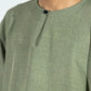 TELUK BELANGA CROPPED SLEEVE TOP