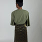 TELUK BELANGA CROPPED SLEEVE TOP