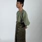 TELUK BELANGA CROPPED SLEEVE TOP